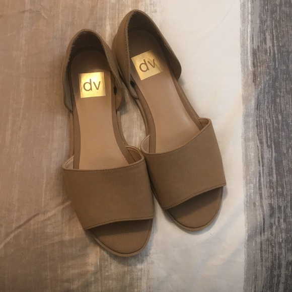 Tan/Beige Open Toe Sandals - Picture 1 of 3